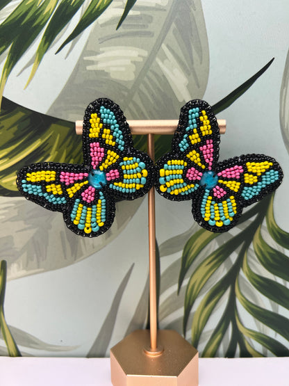 Beaded Embroidery Butterfly