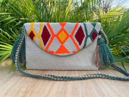 Colorful Handwoven Shoulder Bag