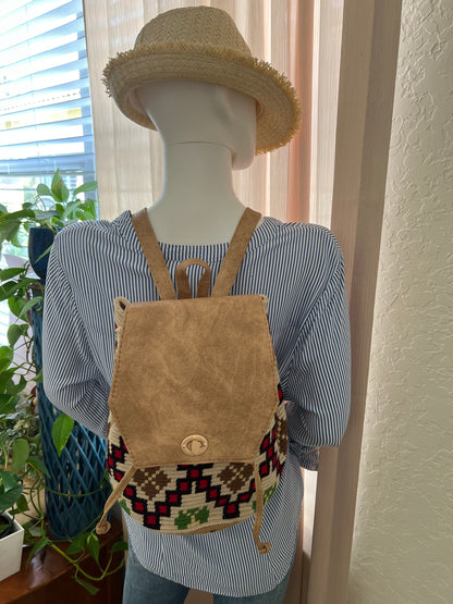 Artsy Handwoven Backpack