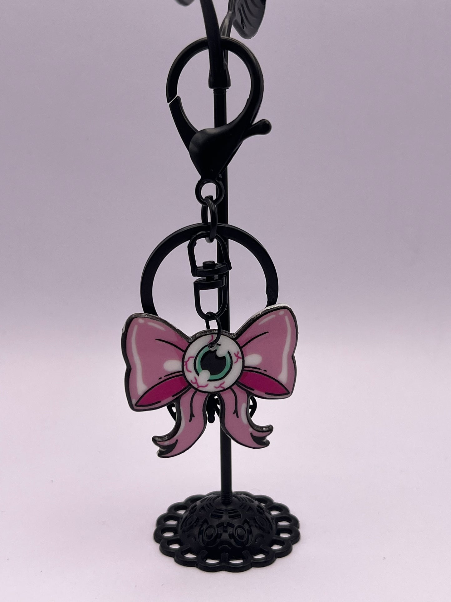 Bow & Eye Pastel Goth Kaychain