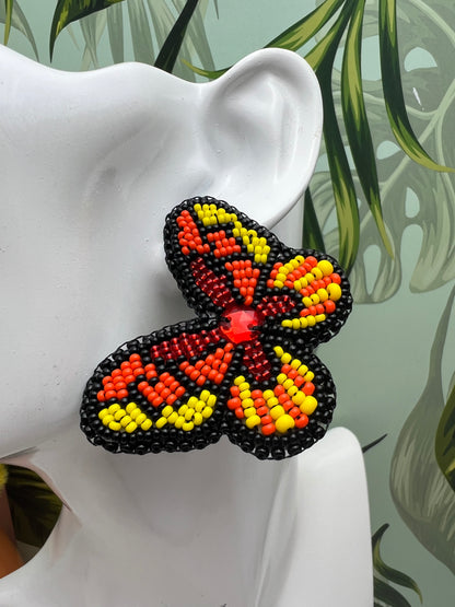 Beaded Embroidery Butterfly