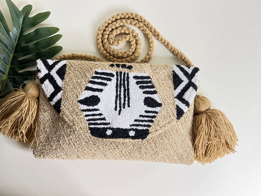 Safari Pattern Shoulder Bag