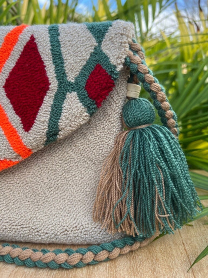 Colorful Handwoven Shoulder Bag