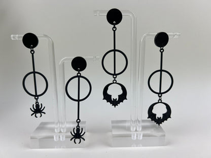 Long Statement Gothic Earrings