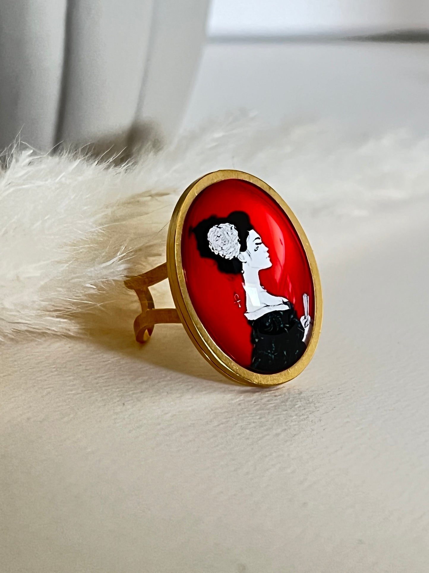 Unique Retro Statement Rings