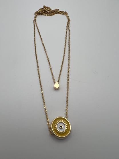 Minimalist Evil Eye Necklace