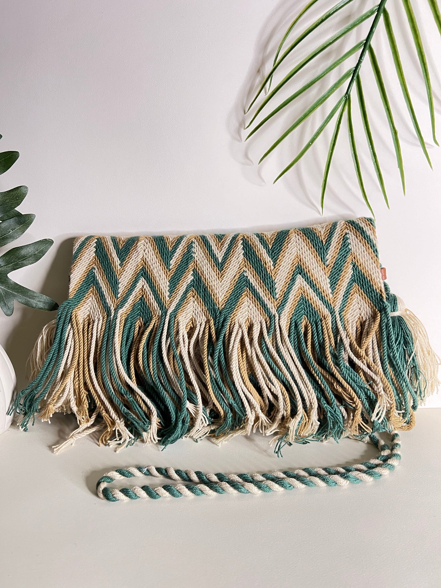 Handwoven Fringe Shoulder Bag