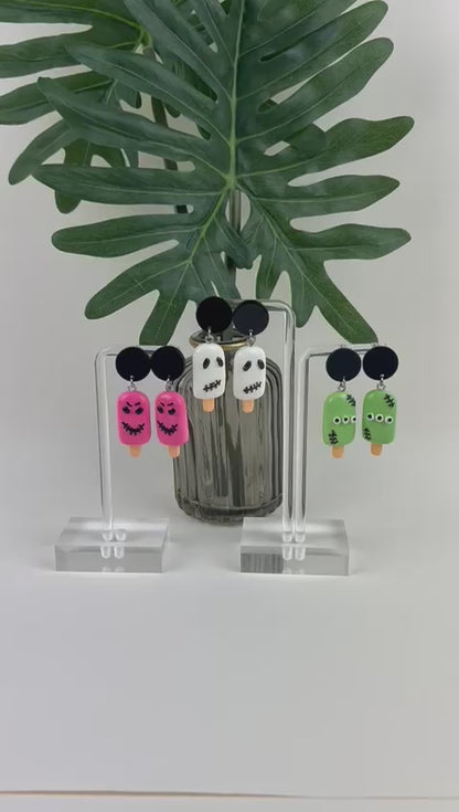 Cute Spooky Popsicles Earrings