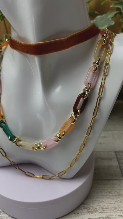 Bohemian  Layered Necklace Set